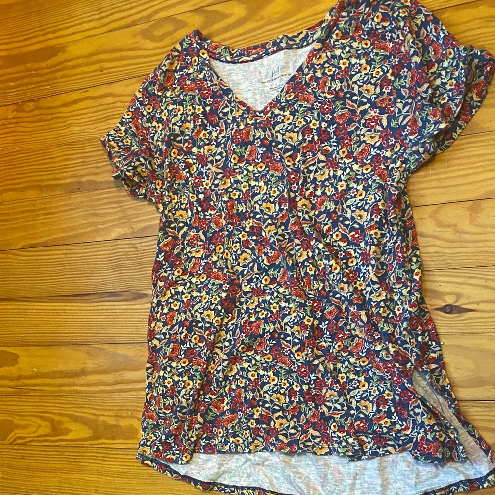 J. Jill Floral Multicolor Top